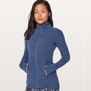 Lululemon Mineral Blue Contour Zip Up Jacket